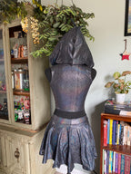Spiked Hood and Skirt Set